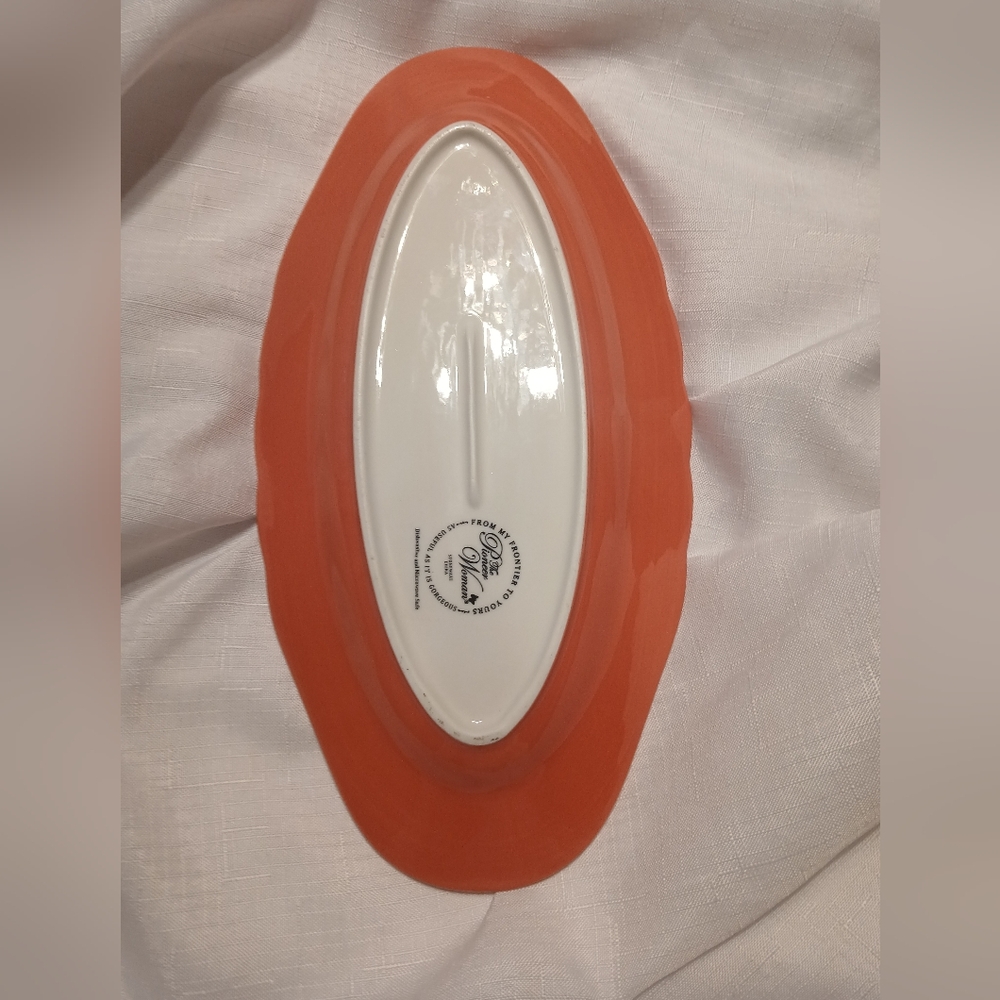 The Pioneer Woman Floral Fancy Flourish Small Oval Platter - Picture 4 of 5